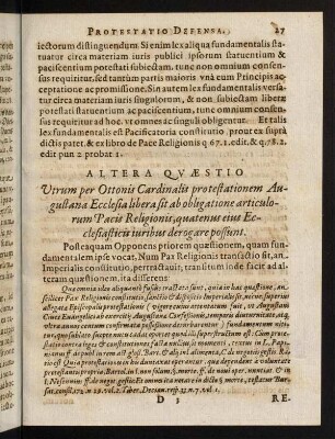 27-64, Altera Quaestio