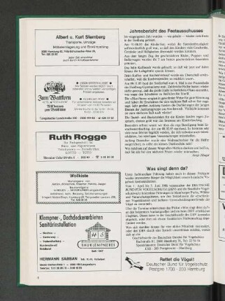 Wer singt denn da?
