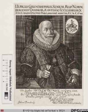Bildnis Ulrich Grundherr (von Altenthann u. Weyherhaus) (II)