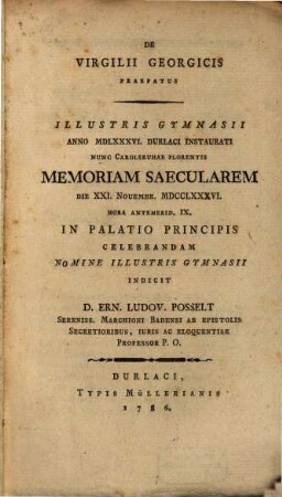 De virgilii Georgicis