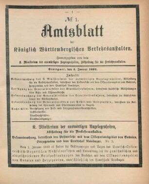 4. Januar-31. Dezember = No. 1-174