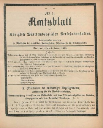 4. Januar-31. Dezember = No. 1-174