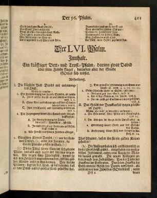 411-420, Der LVI. Psalm