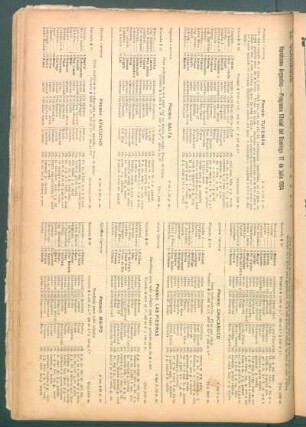 Programa publicado con autorización del Jockey Club - Hipódromo Argentino, Programa oficial del domingo 17. de julio1904