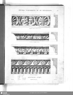 No. 1. Architecture Antique