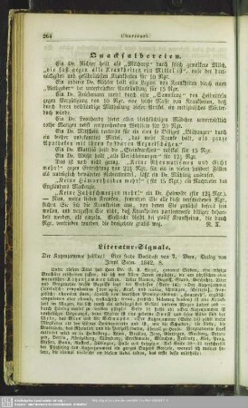 Literatur-Signale