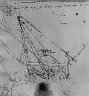 Flugzeug von Leonardo da Vinci : Technikgeschichte | Fliegende Menschen | Flugzeuge | Projekte und Versuche
