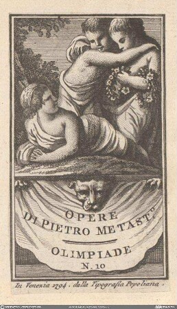 Opere Di Pietro Metastasio. Olimpiade. N. 10