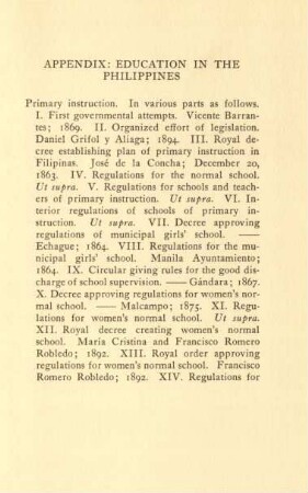 Appendix: Education in the Philippines