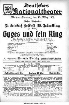 Gyges und sein Ring
