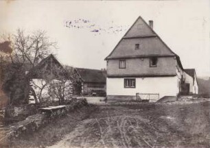 Wilensteiner Hof. Fachwerk mit Schindeln