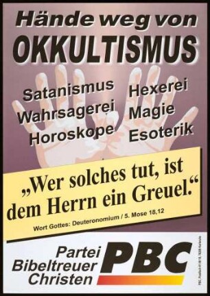 PBC, Europawahl 1999
