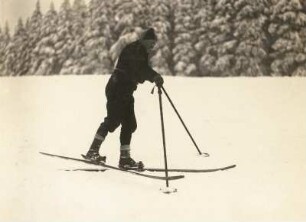 Skischule. Wenden. Gebräuchliche Art: Nachziehen