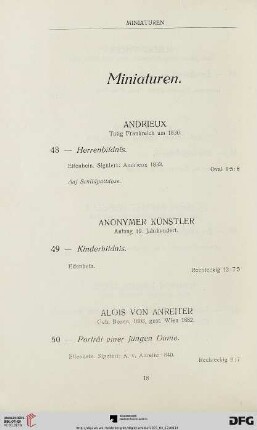 Miniaturen (Nr. 48-102)