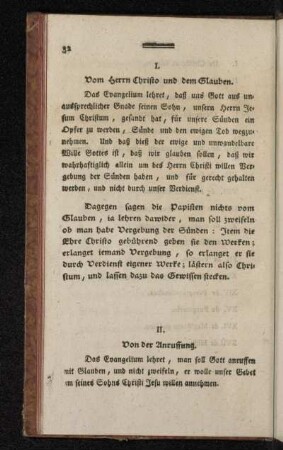 I. Vom Herrn Christo und dem Glauben. [I. De Christo et fide.]