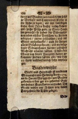 194-201, (andere Orte unter bad. Herrschaft) B - D