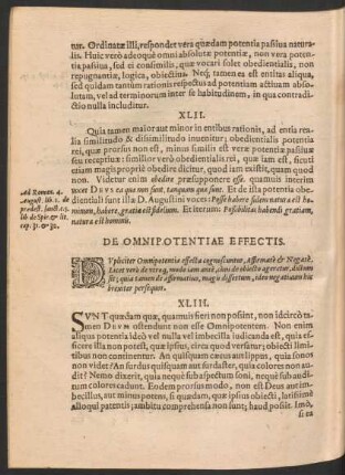 De Omnipotentiae Effectis.
