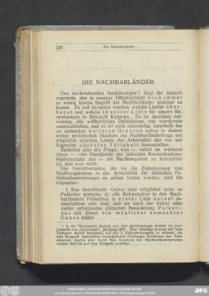Die Nachbarländer.