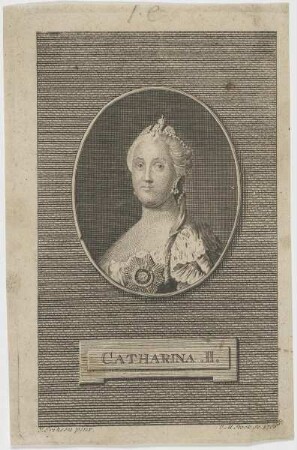 Bildnis der Catharina II.