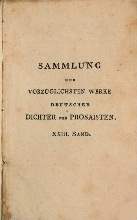 Poetische Versuche, 3