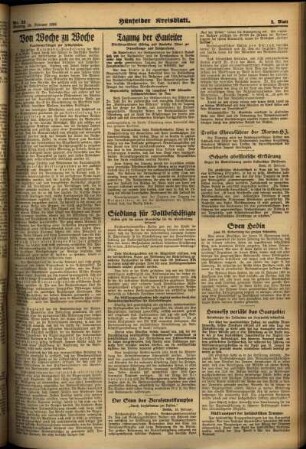 Zweite Ausgabe vom Montag, den 18. Februar 1935.
