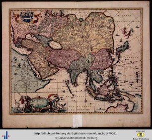 Asiae nova delineatio.