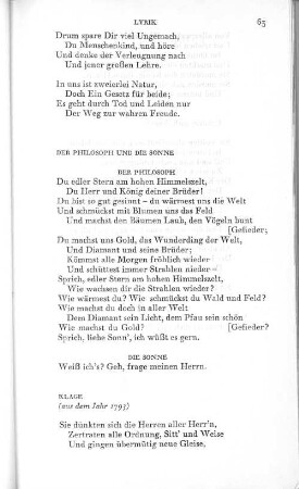 Der Philosoph und die Sonne