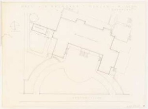 Villa Joachim von Ribbentrop, Berlin-Dahlem Umbau: Lageplan 1:200