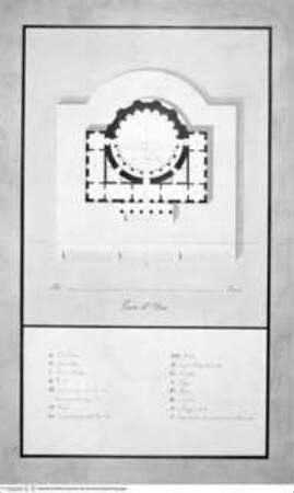 Odeon, Grundriss