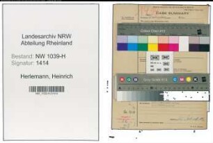 Entnazifizierung Heinrich Herlemann , geb. 00.00.0000 (Schlosser)