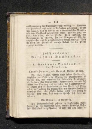 Zwölftes Kapitel. Berühmte Buchdrucker.