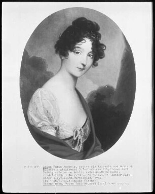 Luise Marie Auguste, später als Kaiserin von Rußland Elisabeth Alexiewna. (3. Tochter des Erbprinzen Karl Ludwig von Baden, Gemahlin Alexanders I. von Russland)