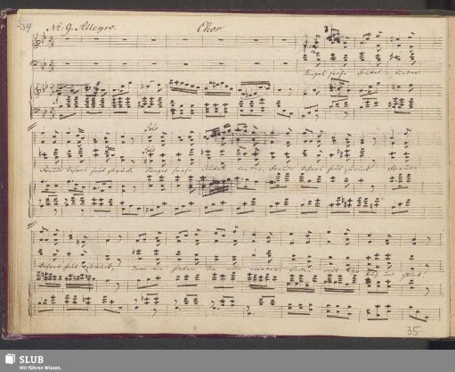 No.9. Chor: Singet frohe Jubellieder