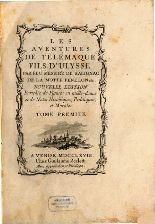Les avantures de Telemaque