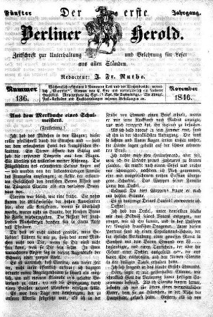 Nummer 136, November 1846