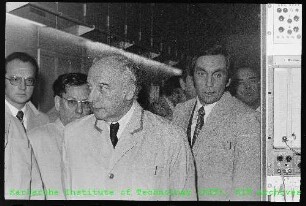 Besuch von Walter Scheel (Bundespräsident der Bundesrepublik Deutschland (BRD)) am Kernforschungszentrum Karlsruhe (KfK)