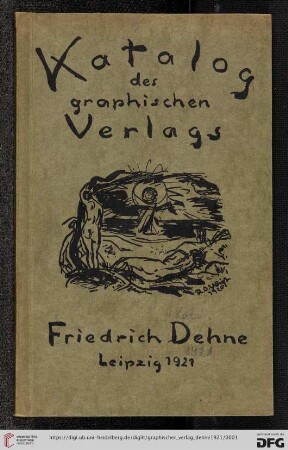 Katalog des graphischen Verlags