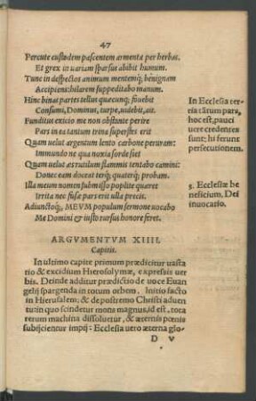 Argumentum XIIII. Capitis.