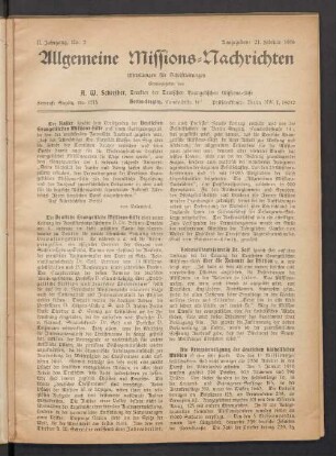 No. 2. 21. Februar 1916