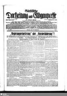 Sächsische Dorfzeitung und Elbgaupresse : mit Loschwitzer Anzeiger ; Tageszeitung für das östliche Dresden u. seine Vororte