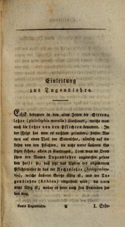 Die Metaphysik der Sitten : in zwey Theilen, 2. Metaphysische Anfangsgründe der Tugendlehre. 1803.185 S.
