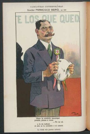 Doctor Francisco Beiró : Caricaturas contemporáneas