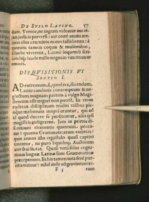 [Disquisitio VI.]