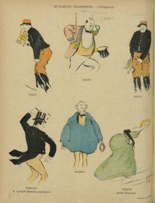 Quelques Célébrités "Lyriques"