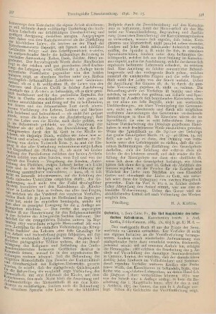 338-339 [Rezension] Oehmke, Fr., Die fünf Hauptstücke des lutherischen Katechismus. Katechetisch bearb. 2. Aufl