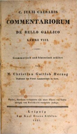 Commentarii de bello gallico : libri VIII
