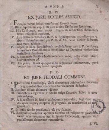 § V. Ex jure feodali communi