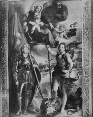 Die Madonna mit den Heiligen Georg und Michael