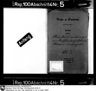 Matrikel der von den einzelnen Reichsständen zu stellenden Militärkontingente