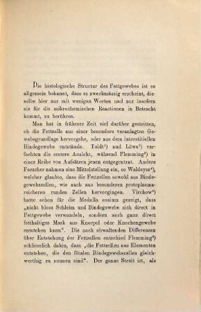 Zur mikrochemischen Reaction des normalen menschlichen Fettgewebes ...